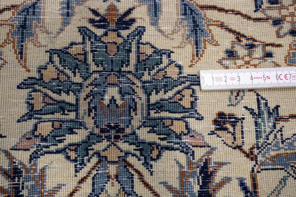 China Teppich 330 x 252 cm Täbriz Muster Beige Floral