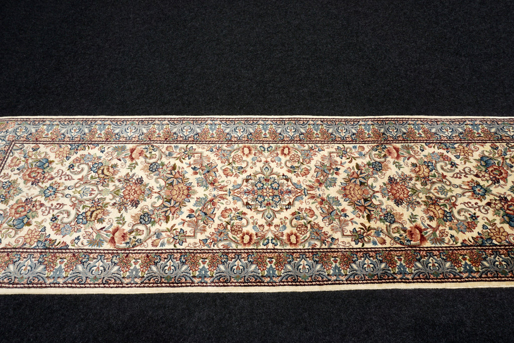 Orient Teppich Läufer 256 x 81 cm Ghom Muster Kaschmir