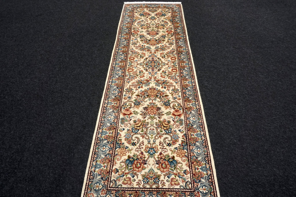 Orient Teppich Läufer 256 x 81 cm Ghom Muster Kaschmir